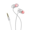 Навушники HOCO Platinum sound universal earphone with mic M85 silver