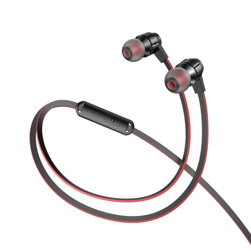 Навушники HOCO Platinum sound universal earphone with mic M85 silver