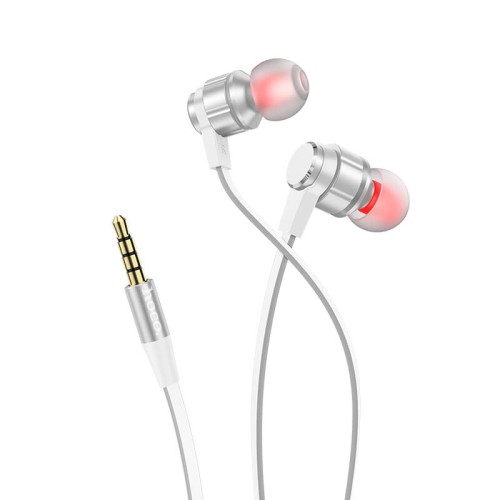 Навушники HOCO Platinum sound universal earphone with mic M85 red