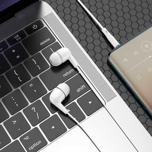 Навушники HOCO Enjoy universal earphones with mic M97 black