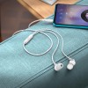 Навушники HOCO Delighted metal universal earphones with microphone M98 grey