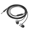 Навушники HOCO Fountain metal universal earphones with microphone M106 grey