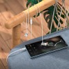 Навушники HOCO Fountain metal universal earphones with microphone M106 grey