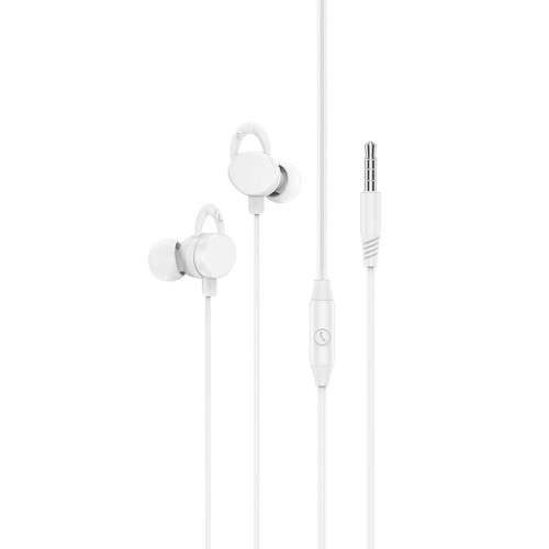 Навушники HOCO Rhyme universal earphones with microphone M103 white
