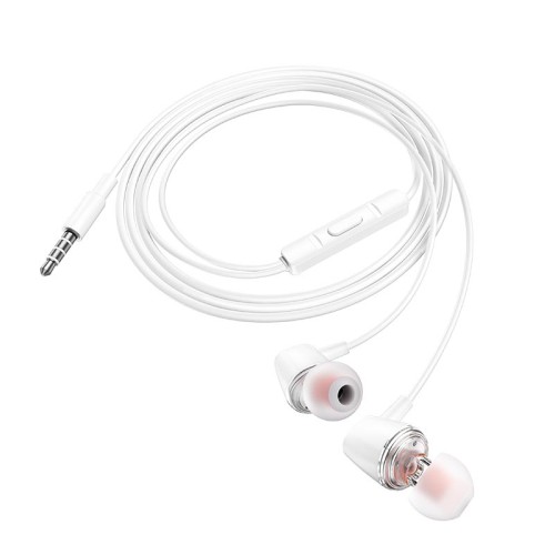 Навушники HOCO Discoverer universal earphones with mic M107 purple