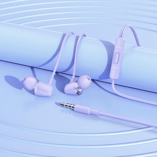 Навушники HOCO Discoverer universal earphones with mic M107 yellow