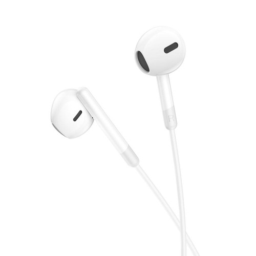 Навушники HOCO Pure joy wire control earphones with microphone M109 white