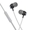 Навушники HOCO Power metal universal earphones with microphone M122 metal-grey