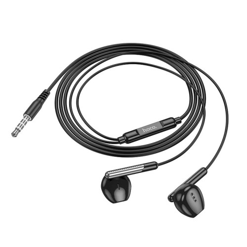 Навушники HOCO Glory universal earphones with microphone M123 black