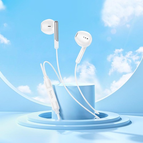 Навушники HOCO Glory universal earphones with microphone M123 black