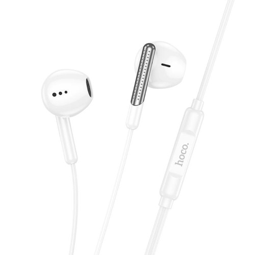 Навушники HOCO Glory universal earphones with microphone M123 white