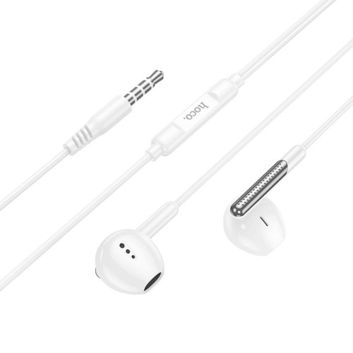 Навушники HOCO Glory universal earphones with microphone M123 white