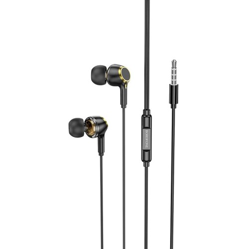 Навушники Borofone Miller universal earphones with microphone BM90 white