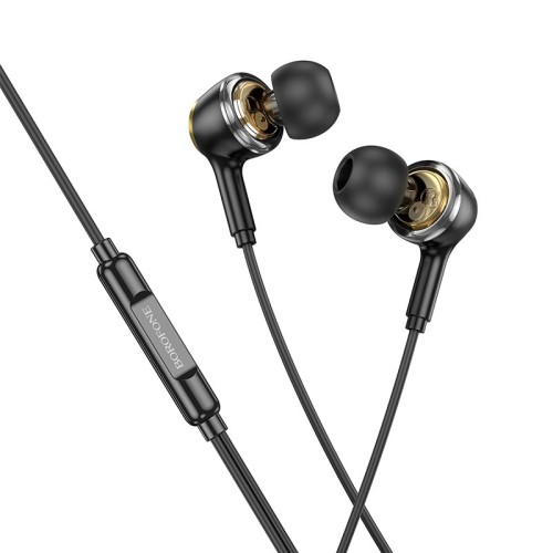 Навушники Borofone Miller universal earphones with microphone BM90 white