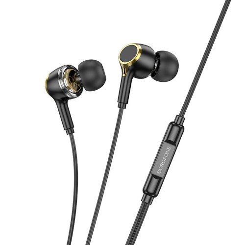 Навушники Borofone Miller universal earphones with microphone BM90 white