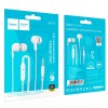 Навушники HOCO Wide universal earphones with microphone M124 white
