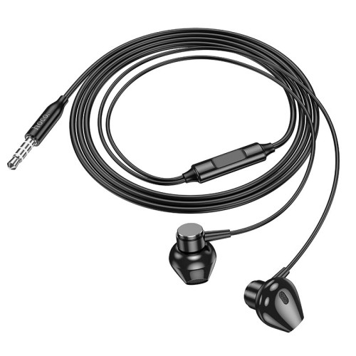 Навушники HOCO Smart metal universal earphones with microphone M125 metal-grey