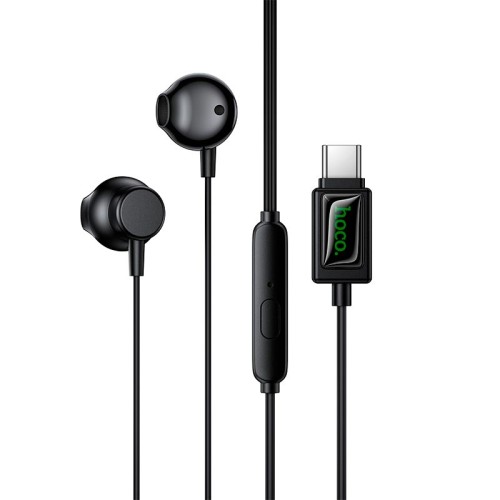 Навушники HOCO Type-C Column universal digital earphones with microphone M118 black