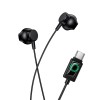 Навушники HOCO Type-C Column universal digital earphones with microphone M118 black