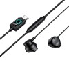 Навушники HOCO Type-C Column universal digital earphones with microphone M118 black