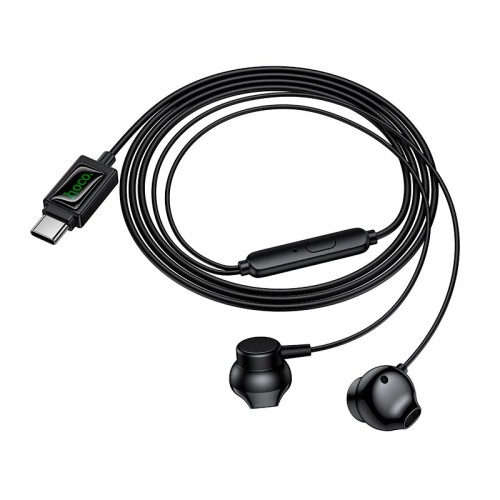 Навушники HOCO Type-C Column universal digital earphones with microphone M118 black
