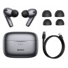 Навушники Bluetooth BASEUS SIMU ANC True Wireless Earphones S2 |42/480mAh, 6/24Hours| (NGS2-02) grey