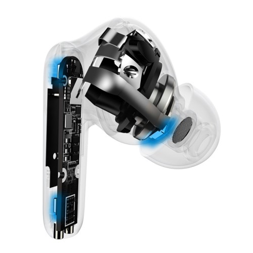 Навушники Bluetooth BASEUS SIMU ANC True Wireless Earphones S2 |42/480mAh, 6/24Hours| (NGS2-02) white