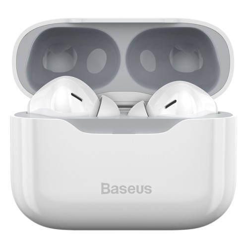 Навушники Bluetooth BASEUS SIMU ANC True Wireless Earphone S1 |BT5.1, 40/380mAh, 4.5/24Hours| (NGS1-02) white