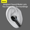 Навушники Bluetooth BASEUS SIMU ANC True Wireless Earphone S1 |BT5.1, 40/380mAh, 4.5/24Hours| (NGS1-02) white