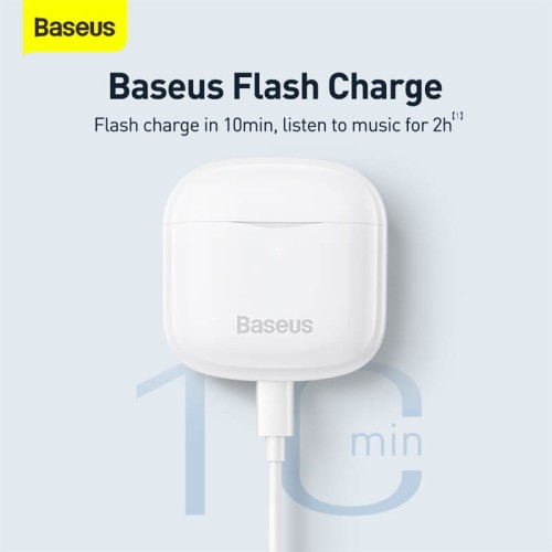 Навушники Bluetooth BASEUS True Wireless Earphones Bowie E3 IP64 |BT5.0, 35/300mAh, 5H, Location, OTA| (NGTW080001) black