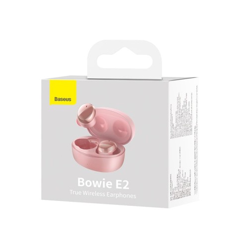 Навушники Baseus True Wireless Earphones Bowie E2 |BT5.2, 40/300mAh, 5H, Location, OTA| (NGTW090001) white