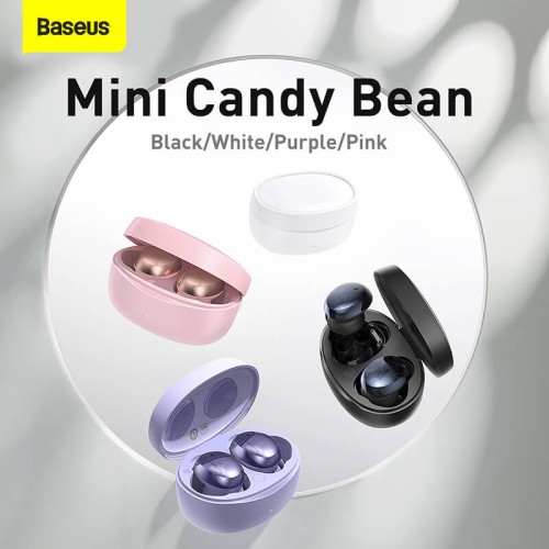 Навушники Baseus True Wireless Earphones Bowie E2 |BT5.2, 40/300mAh, 5H, Location, OTA| (NGTW090001) white