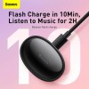 Навушники Baseus True Wireless Earphones Bowie E2 |BT5.2, 40/300mAh, 5H, Location, OTA| (NGTW090001) purple