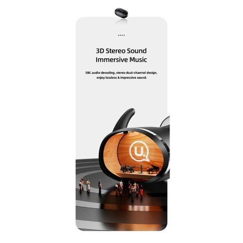 Навушники Bluetooth USAMS TWS Earbuds LX08 |BT5.0, 30/300mAh, 4h| black
