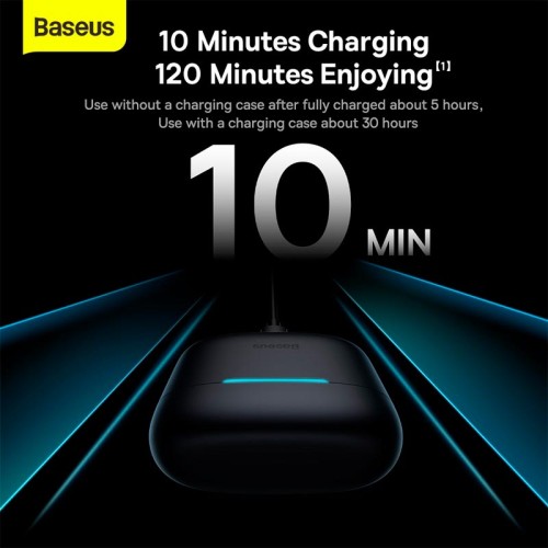 Навушники BASEUS True Wireless Earphones Bowie E9 |BT5.3, 40/400mAh, 5h| (NGTW120002) white