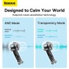 Навушники BASEUS True Wireless Earphones Bowie M2 |BT5.2, ANC, 40/400mAh, 5h| (NGTW140002) white