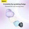 Навушники BASEUS Bowie True Wireless Earphones WM05 |BT5.2, 35/400mAh, ANC, 5h| (NGTW200002) white