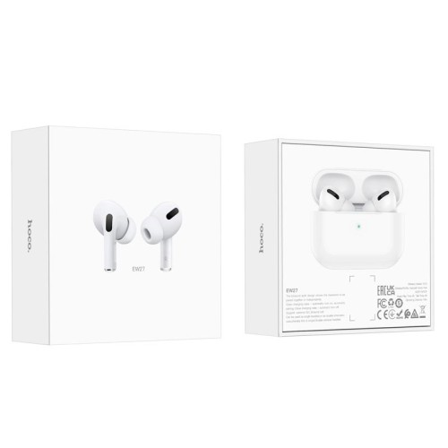 Навушники HOCO True wireless stereo headset EW27 |BT5.3, 4H| white