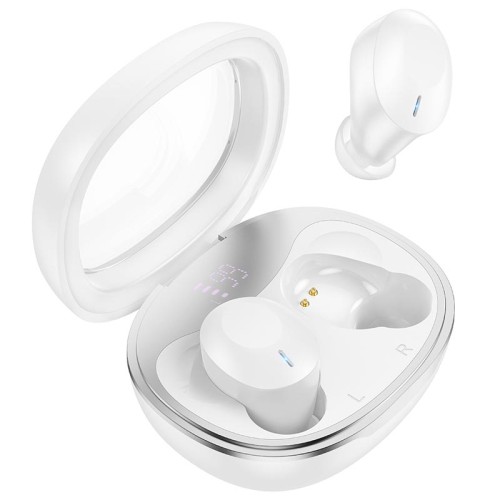 Навушники HOCO Smart true wireless BT headset EQ3 |BT5.3, 300mAh, 7h| Milky white