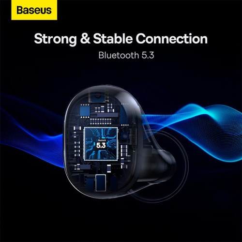 Навушники Baseus Bowie WM03 True Wireless Earphones |BT5.3, 50/500mAh, 8H, Location| black