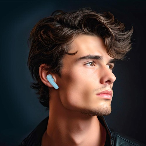 Навушники HOCO Shadow true wireless BT headset EQ6 |BT5.3, 40/320mAh, 7h| black