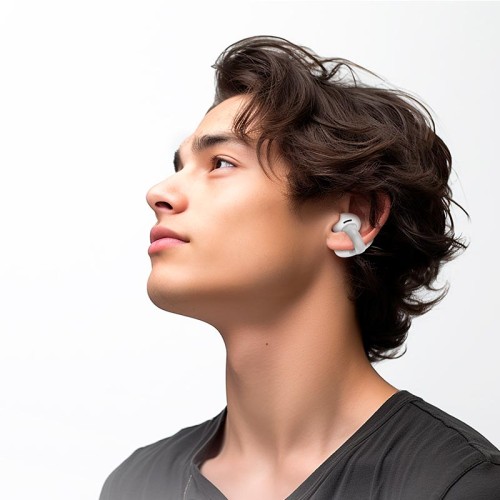 Навушники HOCO Auspicious clip-on true wireless BT headset EW57 |BT5.3, 70/450mAh, 11h| white