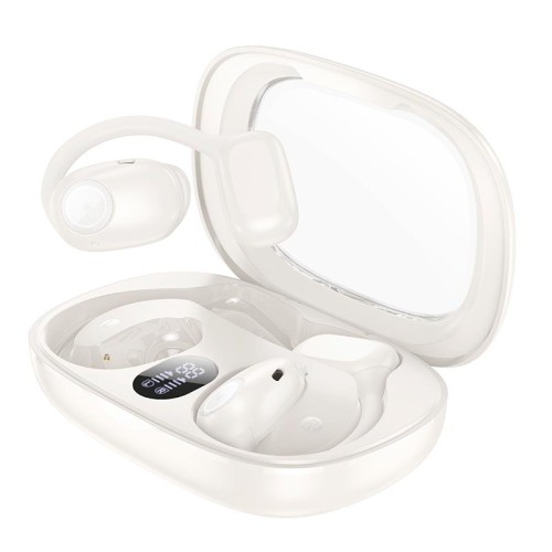 Навушники HOCO Spectrum true wireless BT headset EA1 |BT5.3, 90/500mAh, 10h| Milky white