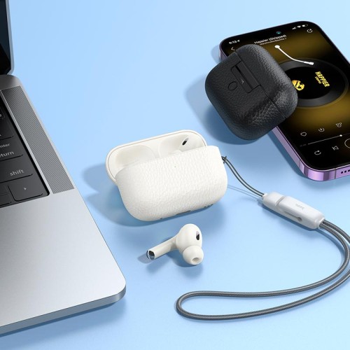 Навушники HOCO Duke true wireless BT headset EQ9 |BT5.3, 7/28h| Milky white