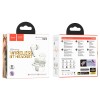 Навушники HOCO Harmony true wireless BT headset EQ10 |BT5.3, 7/28h| Milky white