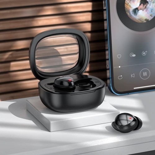 Навушники HOCO Shadow true wireless sleep BT headset EW65 |BT5.3, 30/500mAh, 4h| blue