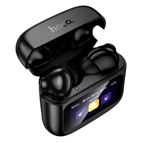 Навушники HOCO Cool color true wireless BT headset with touch screen EQ14 |BT5.4, 40/500mAh, 7h| white