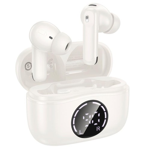 Навушники HOCO Singer true wireless ANC+ENC noise reduction BT headset EQ22 |BT5.4, 40/400mAh, 6-7h| purple