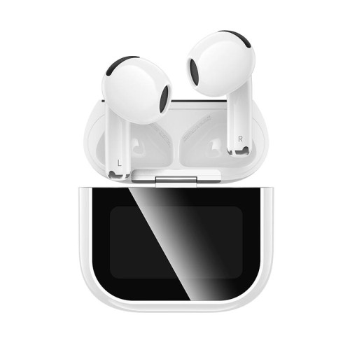 Навушники HOCO Sparkle true wireless touch screen BT headset EW82 |BT5.4, 30/300mAh, 4h| white