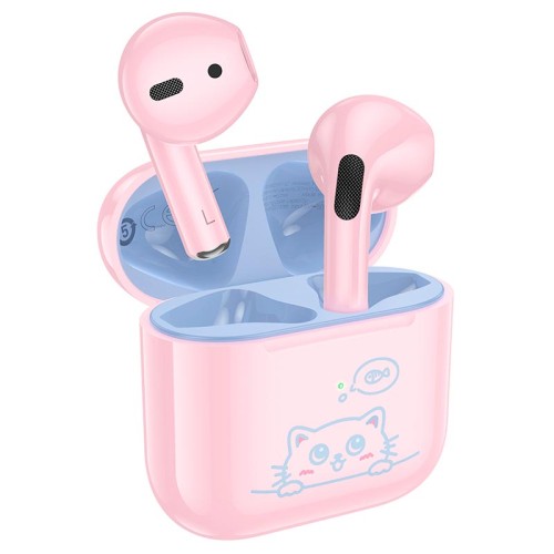 Навушники HOCO Friendly true wireless children BT headset EW112 |BT5.4, 30/250mAh, 4h| pink